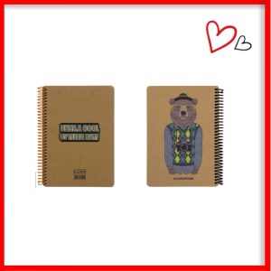 دفترچه طرح خرس سایزA6